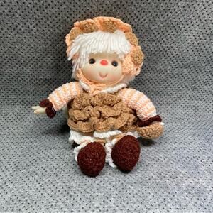 Handmade Crochet Oatmeal Cookie Doll